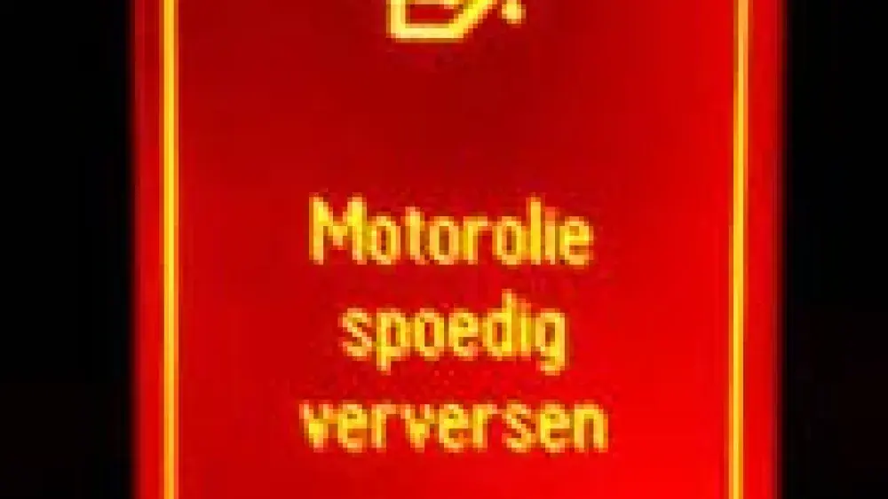 motorolie spoedig verversen