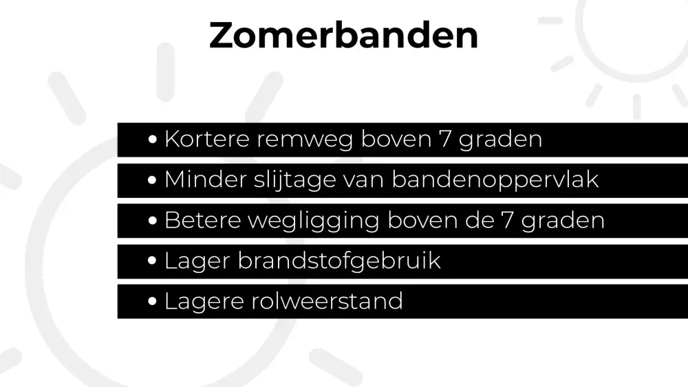 zomerbanden