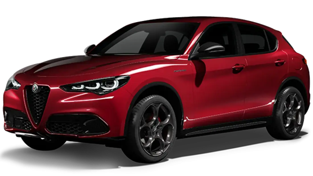 Alfa romeo Stelvio zijkant